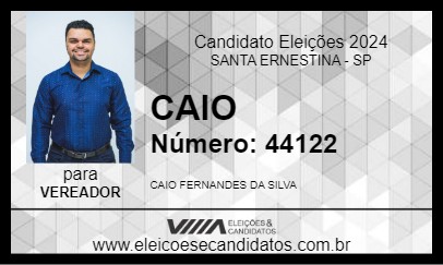 Candidato CAIO 2024 - SANTA ERNESTINA - Eleições