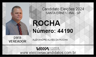 Candidato ROCHA 2024 - SANTA ERNESTINA - Eleições