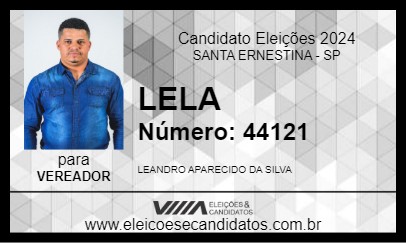 Candidato LELA 2024 - SANTA ERNESTINA - Eleições