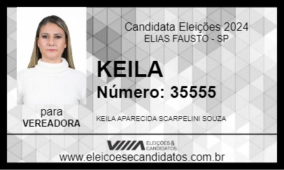 Candidato KEILA 2024 - ELIAS FAUSTO - Eleições