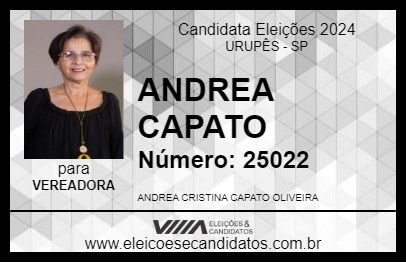 Candidato ANDREA CAPATO 2024 - URUPÊS - Eleições