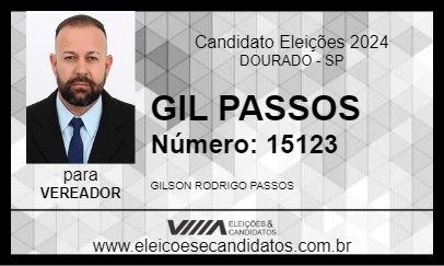 Candidato GIL PASSOS 2024 - DOURADO - Eleições