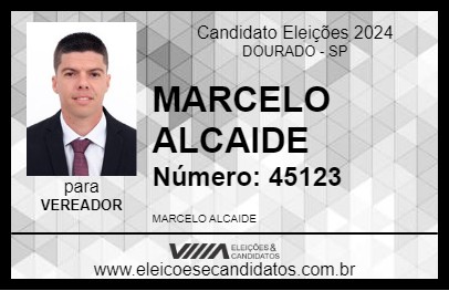 Candidato MARCELO ALCAIDE 2024 - DOURADO - Eleições