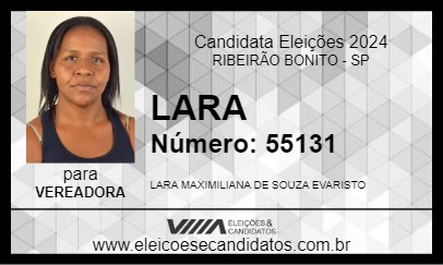 Candidato LARA 2024 - RIBEIRÃO BONITO - Eleições