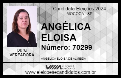 Candidato ANGÉLICA ENFERMEIRA 2024 - MOCOCA - Eleições