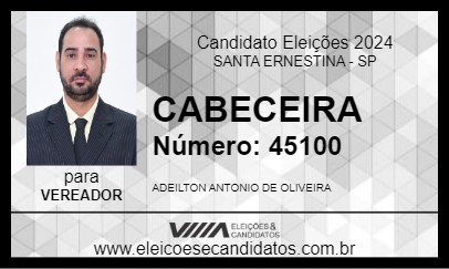 Candidato CABECEIRA 2024 - SANTA ERNESTINA - Eleições