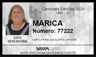 Candidato MARICA 2024 - URU - Eleições