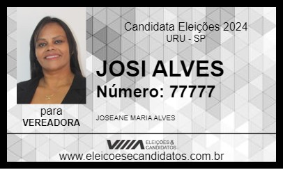 Candidato JOSI ALVES 2024 - URU - Eleições