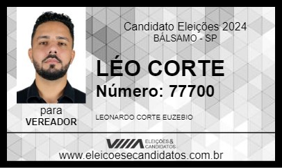 Candidato LÉO CORTE 2024 - BÁLSAMO - Eleições