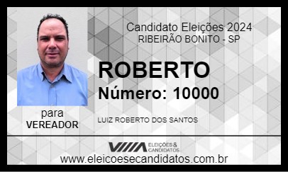 Candidato ROBERTO 2024 - RIBEIRÃO BONITO - Eleições