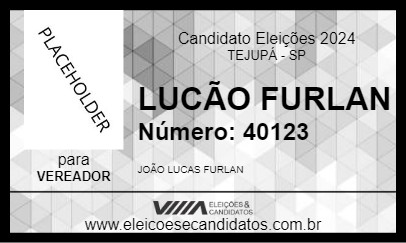 Candidato LUCÃO FURLAN 2024 - TEJUPÁ - Eleições