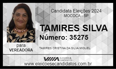 Candidato TAMIRES SILVA 2024 - MOCOCA - Eleições