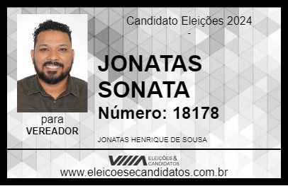 Candidato JONATAS SONATA 2024 - SUMARÉ - Eleições