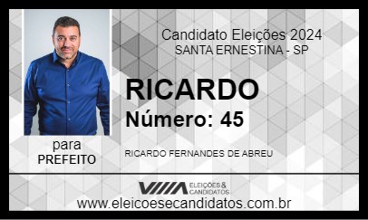 Candidato RICARDO 2024 - SANTA ERNESTINA - Eleições