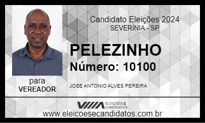 Candidato PELEZINHO 2024 - SEVERÍNIA - Eleições