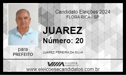 Candidato JUAREZ 2024 - FLORA RICA - Eleições