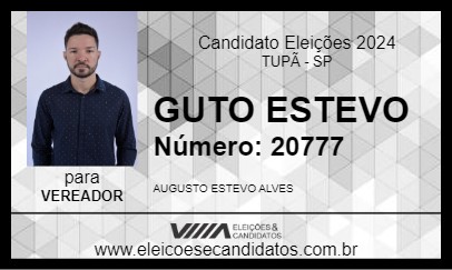 Candidato GUTO ESTEVO 2024 - TUPÃ - Eleições