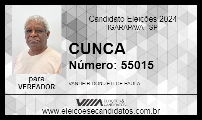 Candidato CUNCA 2024 - IGARAPAVA - Eleições