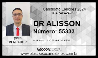 Candidato DR ALISSON 2024 - IGARAPAVA - Eleições