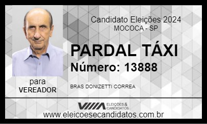 Candidato PARDAL TÁXI 2024 - MOCOCA - Eleições