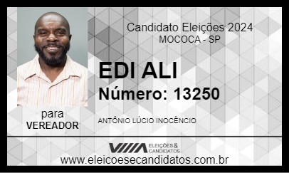 Candidato EDI ALI 2024 - MOCOCA - Eleições