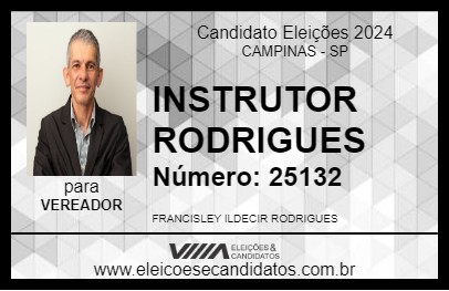 Candidato INSTRUTOR RODRIGUES 2024 - CAMPINAS - Eleições