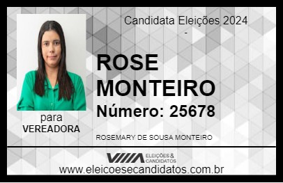 Candidato ROSE MONTEIRO 2024 - CAMPINAS - Eleições