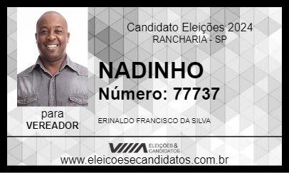 Candidato NADINHO 2024 - RANCHARIA - Eleições