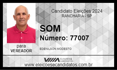 Candidato SOM 2024 - RANCHARIA - Eleições