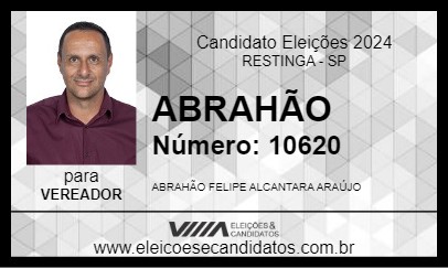 Candidato ABRAHÃO 2024 - RESTINGA - Eleições