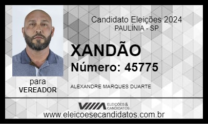 Candidato XANDÃO 2024 - PAULÍNIA - Eleições