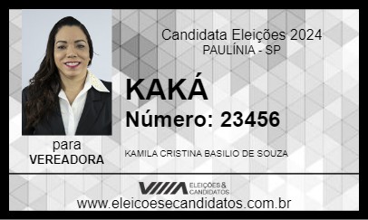 Candidato KAKÁ 2024 - PAULÍNIA - Eleições