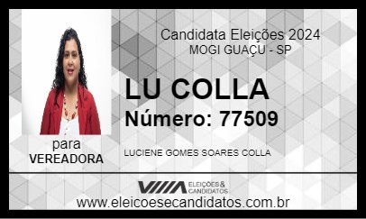 Candidato LU COLLA 2024 - MOGI GUAÇU - Eleições