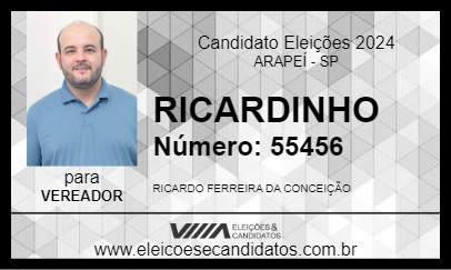 Candidato RICARDINHO 2024 - ARAPEÍ - Eleições