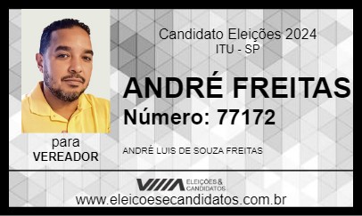 Candidato ANDRÉ FREITAS 2024 - ITU - Eleições