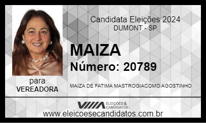 Candidato MAIZA 2024 - DUMONT - Eleições