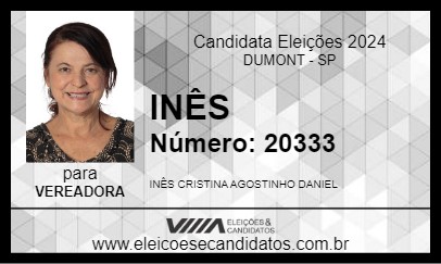 Candidato INÊS 2024 - DUMONT - Eleições