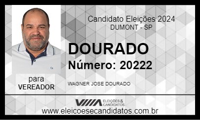 Candidato DOURADO 2024 - DUMONT - Eleições