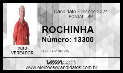 Candidato ROCHINHA 2024 - PONTAL - Eleições