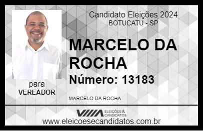 Candidato MARCELO DA ROCHA 2024 - BOTUCATU - Eleições