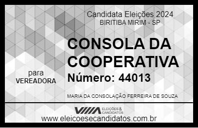 Candidato CONSOLA DA COOPERATIVA 2024 - BIRITIBA MIRIM - Eleições