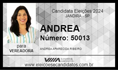 Candidato ANDREA 2024 - JANDIRA - Eleições