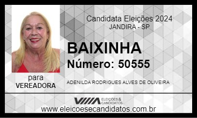 Candidato BAIXINHA 2024 - JANDIRA - Eleições