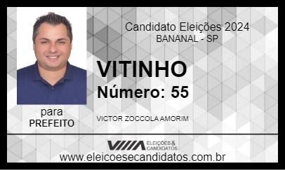 Candidato VITINHO 2024 - BANANAL - Eleições