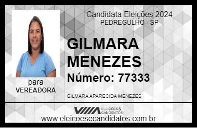 Candidato GILMARA MATIAS 2024 - PEDREGULHO - Eleições