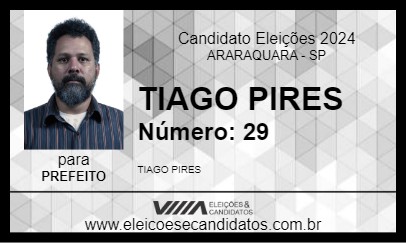 Candidato TIAGO PIRES 2024 - ARARAQUARA - Eleições