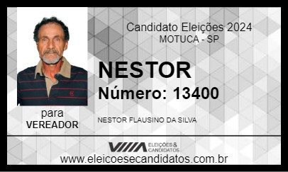 Candidato NESTOR 2024 - MOTUCA - Eleições