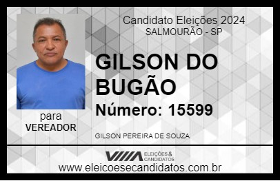 Candidato GILSON DO BUGÃO 2024 - SALMOURÃO - Eleições