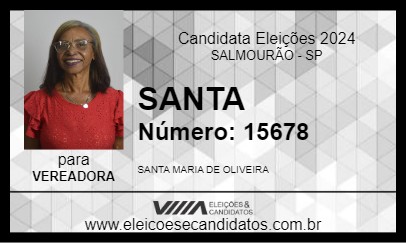 Candidato SANTA 2024 - SALMOURÃO - Eleições