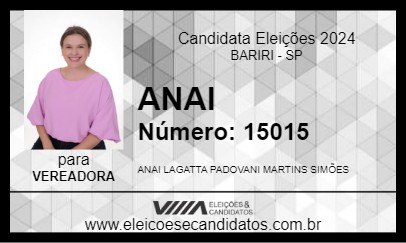 Candidato ANAI 2024 - BARIRI - Eleições